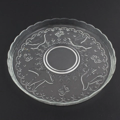 Vintage Indiana Glass Spring Garden 11.75 Inch Tray