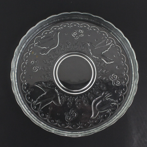 Vintage Indiana Glass Spring Garden 11.75 Inch Tray