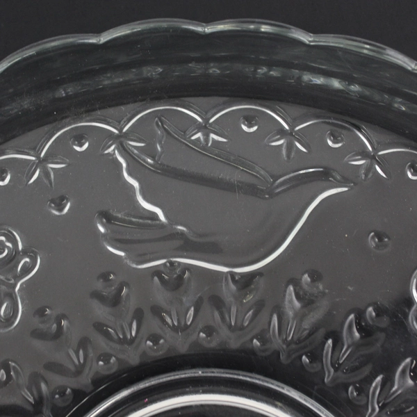 Vintage Indiana Glass Spring Garden 11.75 Inch Tray