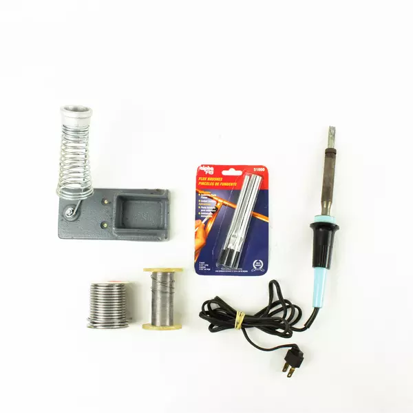 Lot of Soldering Tools & Accessories Solder Wire Stand Untested