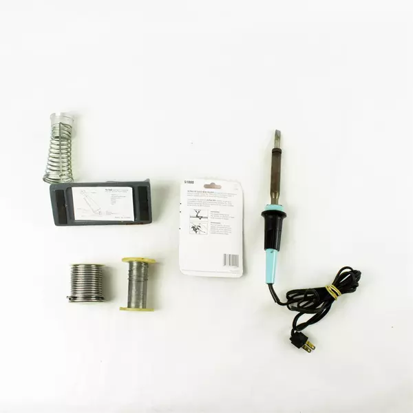 Lot of Soldering Tools & Accessories Solder Wire Stand Untested