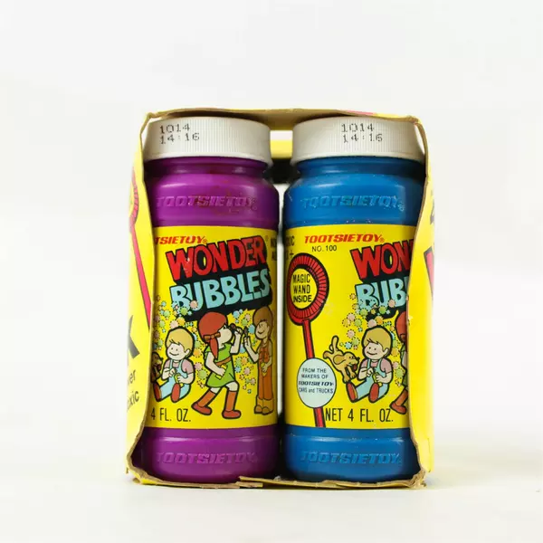 1987 TootsieToy Wonder Bubbles 6-Pack Vintage Bubble Bottles USA New