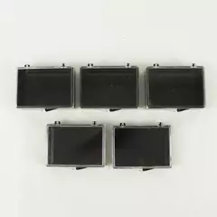 Lot of 5 Plastic Storage Cases Small Parts Organizer Craft Travel