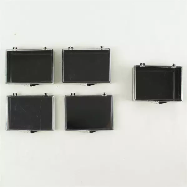 Lot of 5 Plastic Storage Cases Small Parts Organizer Craft Travel 