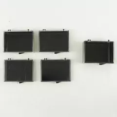 Lot of 5 Plastic Storage Cases Small Parts Organizer Craft Travel 