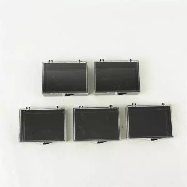 Lot of 5 Plastic Storage Cases Small Parts Organizer Craft Travel 