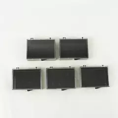 Lot of 5 Plastic Storage Cases Small Parts Organizer Craft Travel 