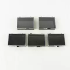 Lot of 5 Plastic Storage Cases Small Parts Organizer Craft Travel