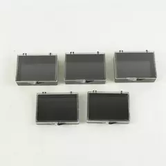 Lot of 5 Plastic Storage Cases Small Parts Organizer Craft Travel 