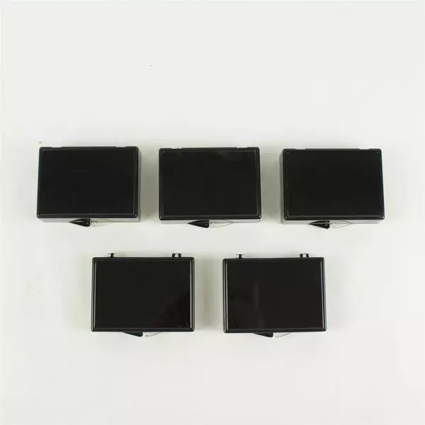 Lot of 5 Plastic Storage Cases Small Parts Organizer Craft Travel 