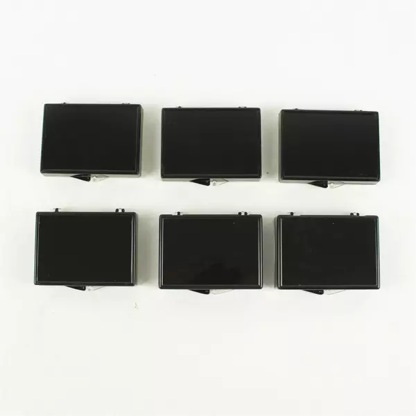 Lot of 6 Plastic Storage Cases Small Parts Organizer Craft Travel 