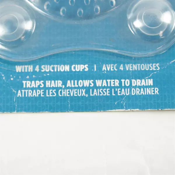 Inter Design Suction Drain Protector Hair Strainer Sink Stopper 7x4