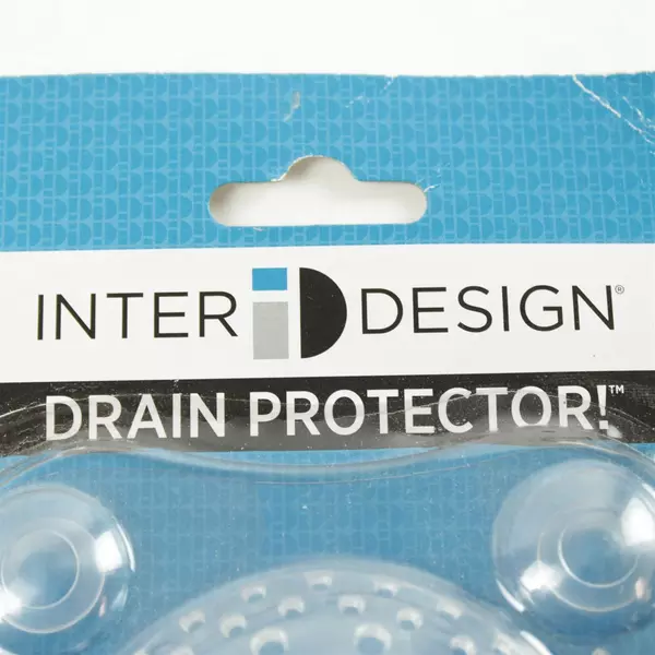 Inter Design Suction Drain Protector Hair Strainer Sink Stopper 7x4
