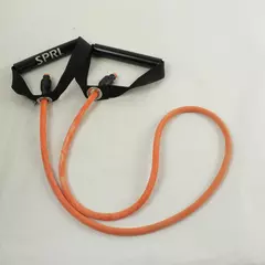 SPRI Light Resistance Exercise Tube with Foam Handles Orange