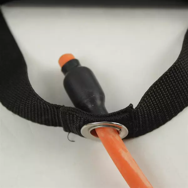 SPRI Light Resistance Exercise Tube with Foam Handles Orange