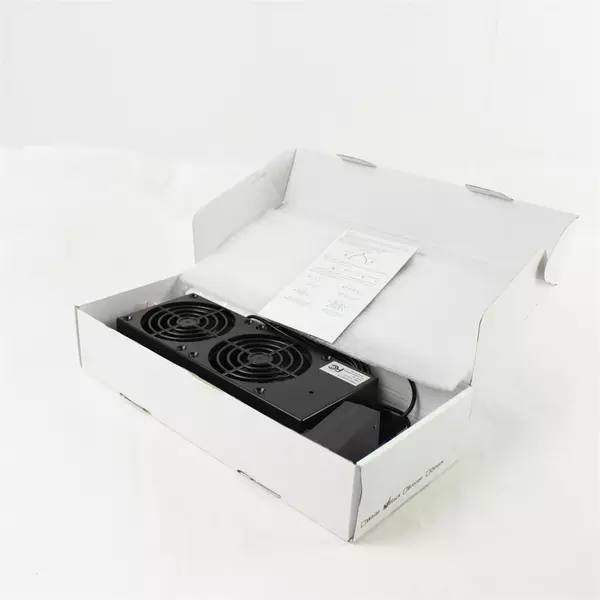 Register Booster Fan Black Open Box New for Floor/Wall Register