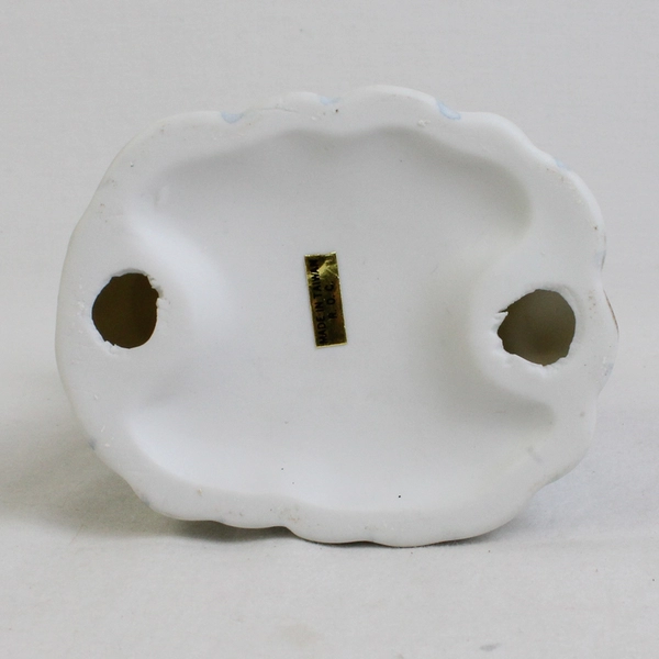 R. O. C. Christmas Around The World Praying Ceramic Angel Taper Candle Holder