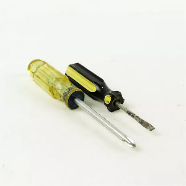 Lot of 2 Screwdrivers Stanley Craftsman Flathead & Phillips 7.25in Used Tools