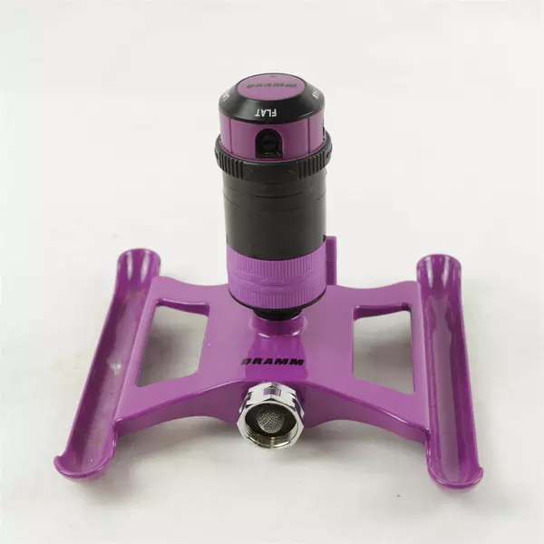 Dramm Purple Sprinkler 4-Setting Adjustable Garden/Lawn Watering