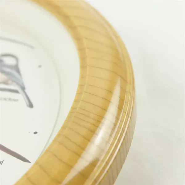 National Audubon Society Bird Sounds Wall Clock 11" Round Great Horned Owl