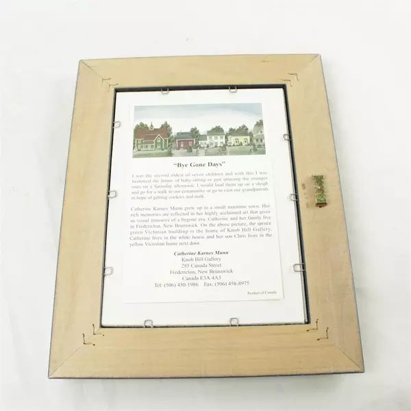 Catherine Karnes Munn Old Schoolhouse on a Snowy Day Wall Art 8x9.5