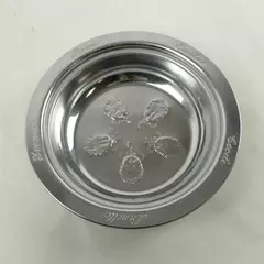 Vintage Dionne Quints Chrome Cereal Feeding Bowl Collectible