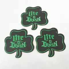 Lot of 3 Vintage Irish Shamrock Paper Coasters