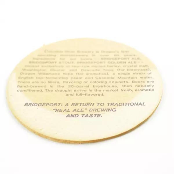 Lot of 6 Cardboard Coasters 4in Square Samuel Adams Bridgeport Ale 