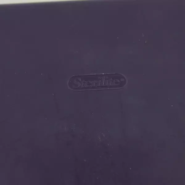 Sterlite Small Purple Organizer Basket - Stackable Desktop Drawer