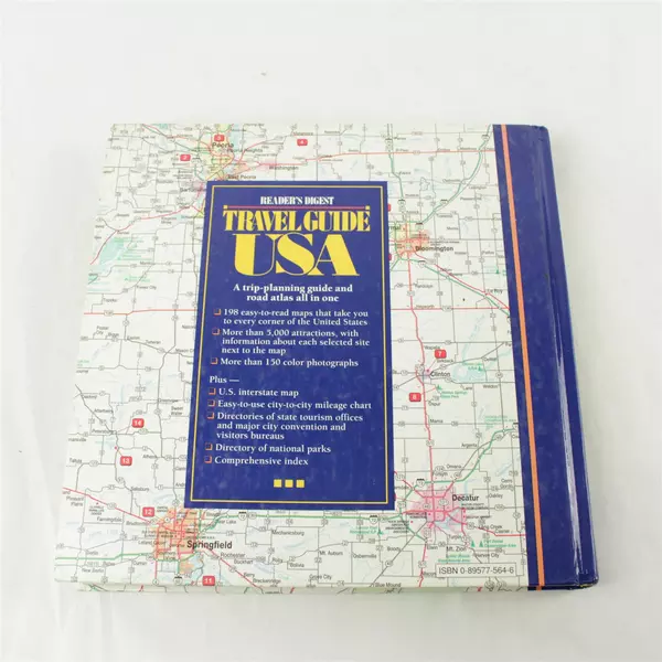 Reader's Digest Travel Guide USA 1994 Hardcover Edition - Good