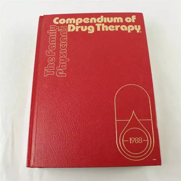 The Family's Compendium of Drug Therapy 1988 Hardcover Medical Reference