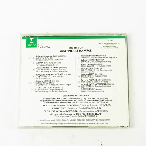 The Best of Jean-Pierre Rampal CD 