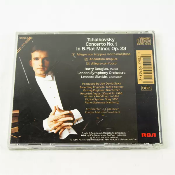Tchaikovsky Piano Concerto No.1 Barry Douglas LSO CD 1986