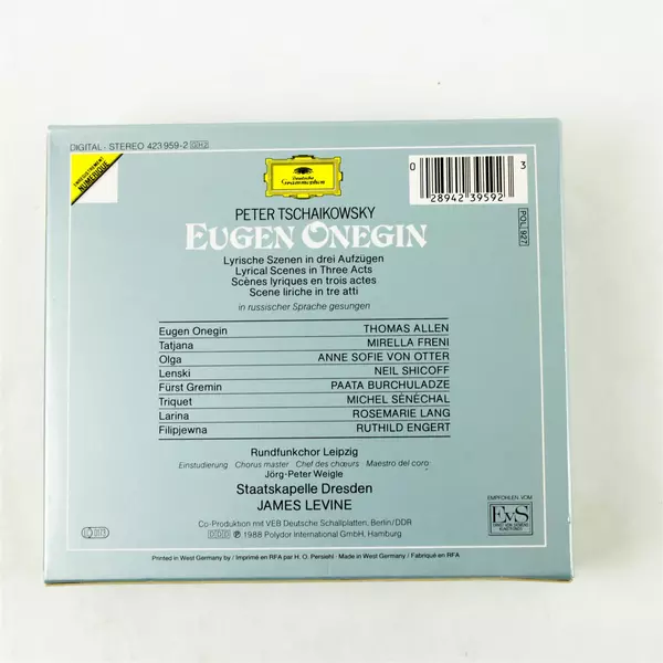 Tchaikovsky Eugene Onegin 2-CD Set Classical Opera CDs