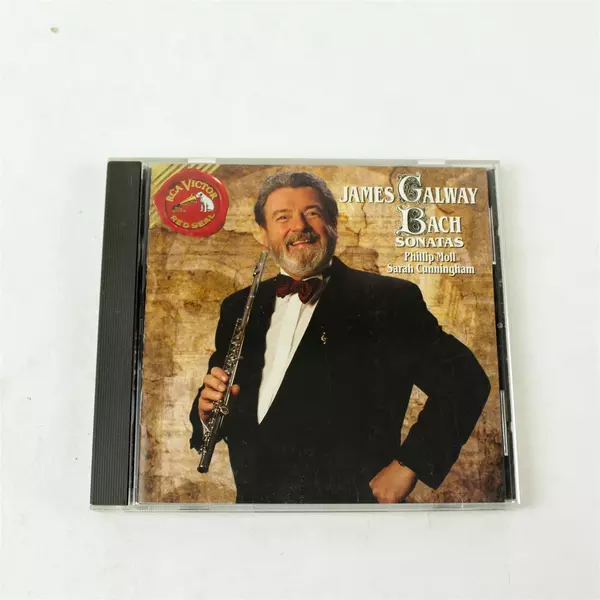 Bach Sonatas James Galway Moll Cunningham CD RCA 1995 Used