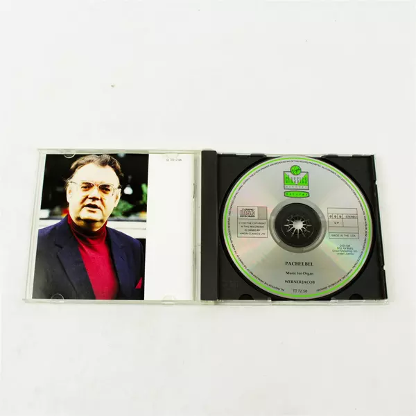 Johann Pachelbel: Music for Organ - Werner Jacob CD Classical Organ