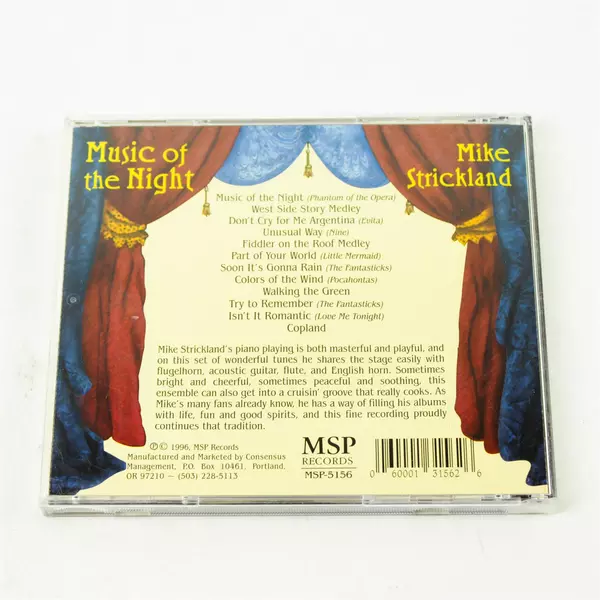 Mike Strickland Music of the Night CD