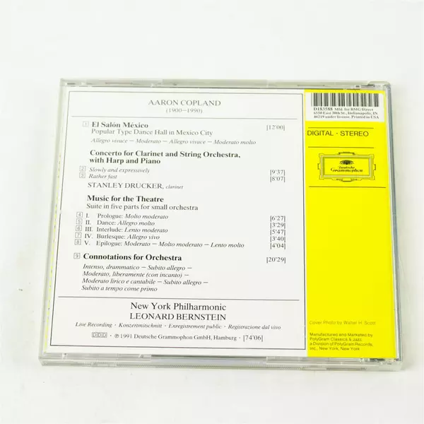 El Salon Mexico Clarinet Concerto (Music CD)