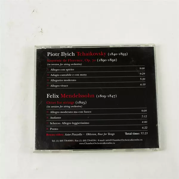 Kremlin in Overdrive: Tchaikovsky & Mendelssohn CD Untested