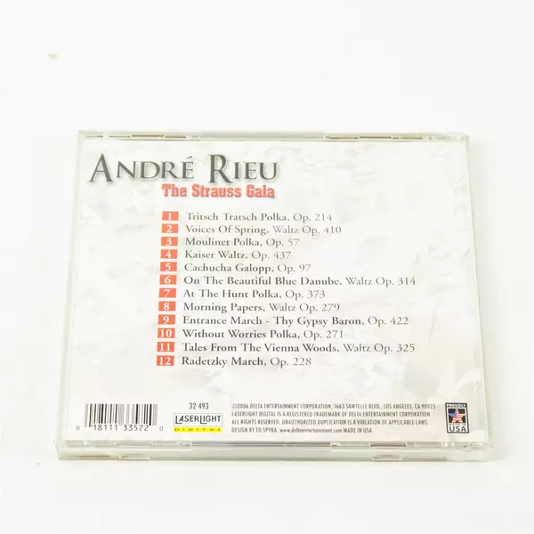 Andre Rieu The Strauss Gala Orchestra Netherlands CD 2006