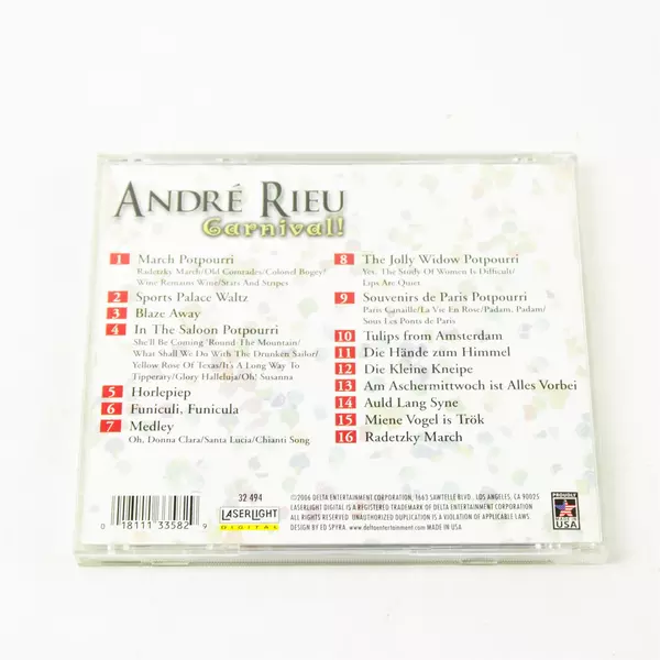 Andre Rieu Carnival CD