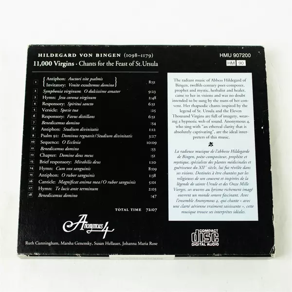 11,000 Virgins: Chants for the Feast of St. Ursula Audio CD