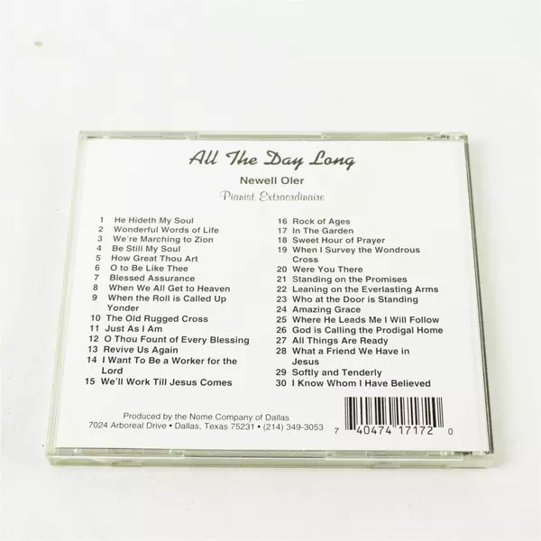 All the Day Long by Newell Oler (CD, 2005)