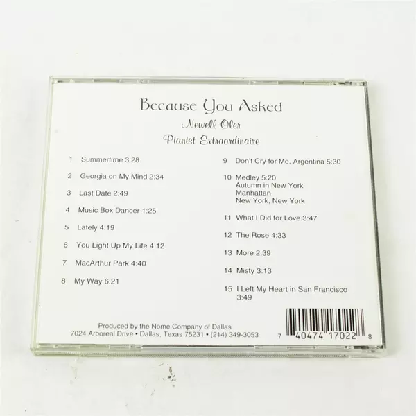 Because You Asked CD