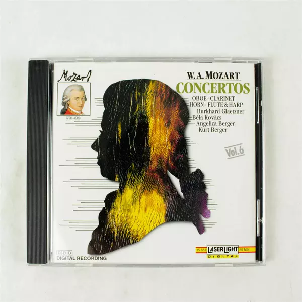 Mozart Concertos Vol. 6 CD 1990 LaserLight Digital Classical
