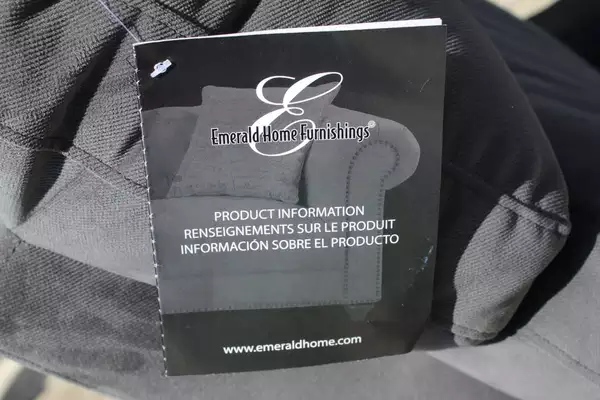 Emerald Home Furnishing Dark Gray Recliner Chair