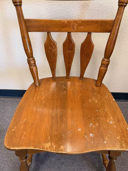 Set of 2 Vintage Flint Ridge Solid Maple Colonial Chairs