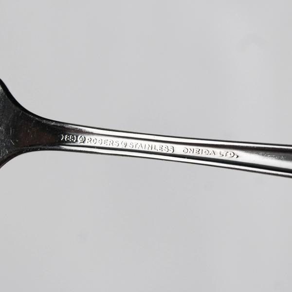 Lot of 3 Oneida 1881 Rogers Repose Stainless Meat Forks Flatware