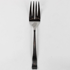 Gourmet Settings Strand Cold Meat Serving Fork 10" Long Stainless Flatware