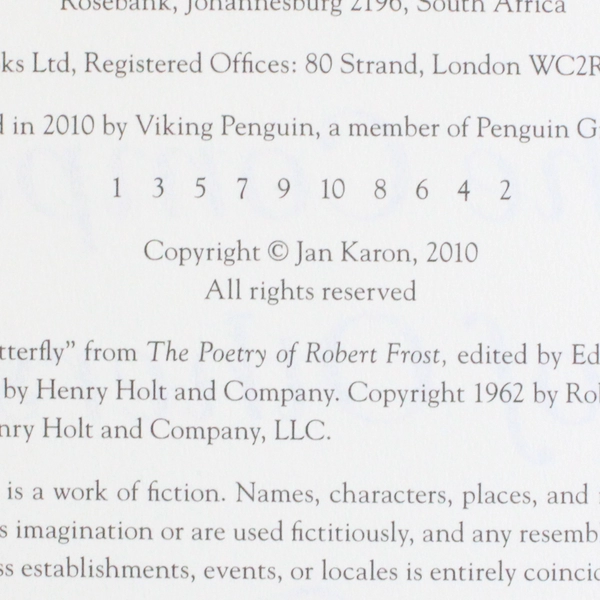 In the Company of Others by Jan Karon 2010 Hardcover A Father Tim Novel